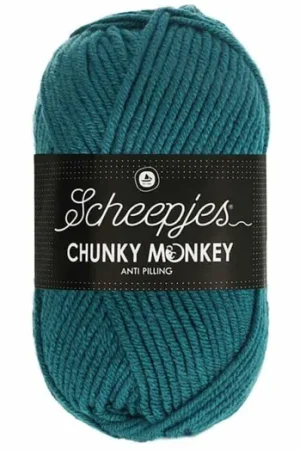 Aanbieding Scheepjes Chunky Monkey - 1708 petrol - Acryl Garen