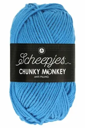 Actieprijs Scheepjes Chunky Monkey - 1003 cornflower blue - Acryl Garen