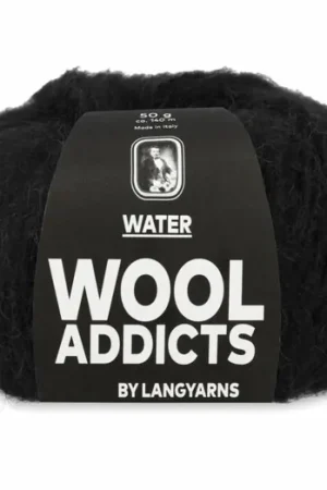 WoolAddicts Water - 04 zwart - Alpacawol Garen Uitverkoop