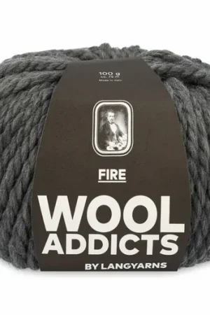 WoolAddicts Fire - 05 grijs mix - Merinowol Garen Korting