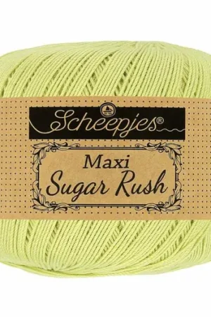 Weekendaanbieding Scheepjes Maxi Sugar Rush - 392 lime juice - Katoen Garen