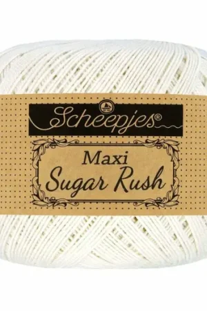 Weekendaanbieding Scheepjes Maxi Sugar Rush - 105 bridal white - Katoen Garen