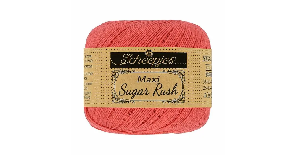 Weekendaanbieding Scheepjes Maxi Sugar Rush - 252 watermelon - Katoen Garen