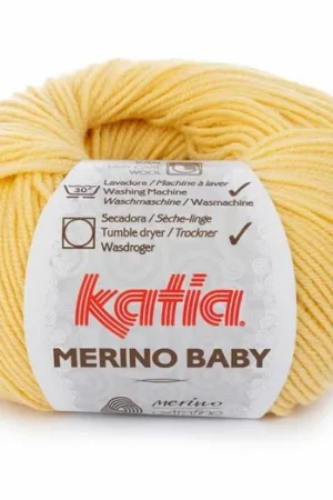 Voordeelprijs Katia Concept Merino Baby - 37 lichtgeel - Wol Garen