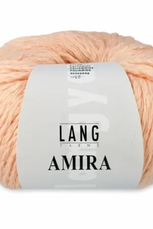 Beperkte Voorraad Lang Yarns Amira - 128 licht zalm - Katoen Garen