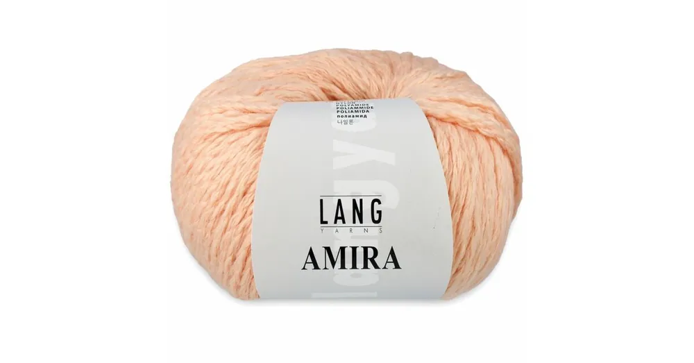 Beperkte Voorraad Lang Yarns Amira - 128 licht zalm - Katoen Garen