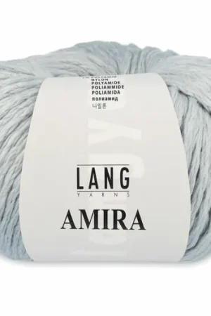 Beperkt Aanbod Lang Yarns Amira - 23 zilver - Katoen Garen