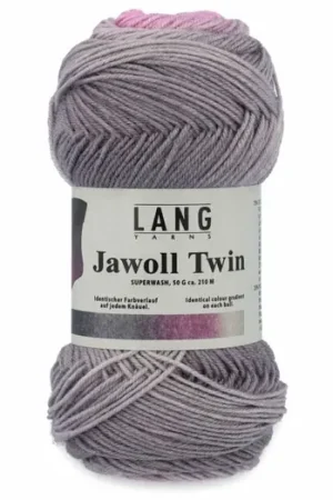 Betaalbaar Lang Yarns Jawoll Twin - 509 heide - Sokkenwol Garen
