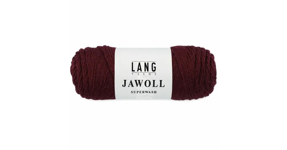 Bestseller Lang Yarns Jawoll Superwash - 390 donkerbraam - Sokkenwol Garen