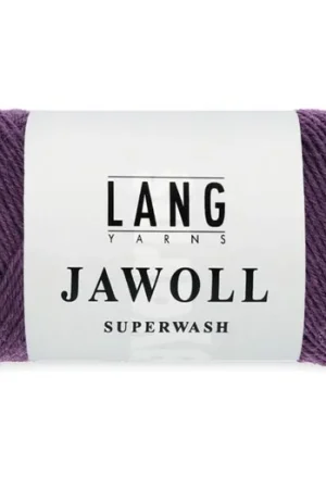 Actieprijs Lang Yarns Jawoll Superwash - 280 donkerpaars - Sokkenwol Garen