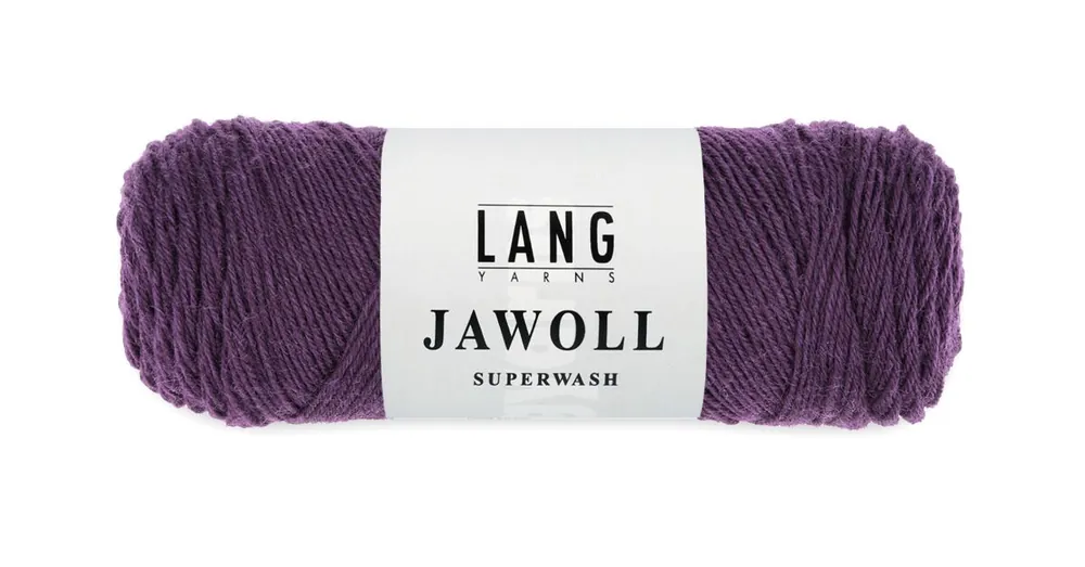 Actieprijs Lang Yarns Jawoll Superwash - 280 donkerpaars - Sokkenwol Garen