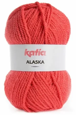 Actieprijs Katia Alaska - 48 koraal - Acryl Garen