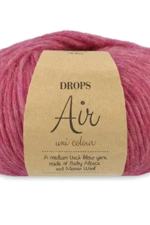 Actieprijs DROPS Air Uni Colour - 14 heide - Wol Garen