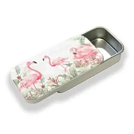 Actieprijs Letistitch Flamingo metalen naaldendoosje incl. magneet