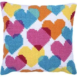 Borduurpakket kussenpakket Heart College Needleart World LH9.003 Direct Verzonden