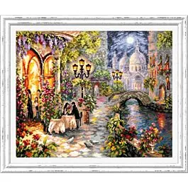 Actieprijs BorduurpakketNight Rendezvous- Magic needle 110-081met telpatroon