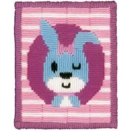 Lage Prijs Vervaco borduurpakket spansteek Knipogend konijntje voor kinderen pn-0155644