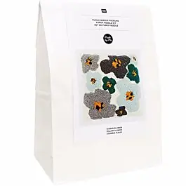 Shop Nu Rico Design Punchpakket kussen blauwe bloemen