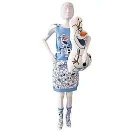 Speciale Aanbieding Dress Your Doll Zelf Barbiekleren naaien Frozen Disney Sleepy Sweet Olaf