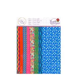 StoffensetBlue Daisy voor poppenkleding Dress your doll Fabrieksprijs