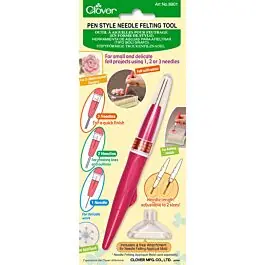 Viltpen van Clover no 8901 pen style Needle felting tool Weekendaanbieding