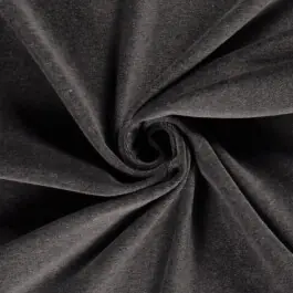 Tijdelijk Beschikbaar Nicky velours uni donkergrijs