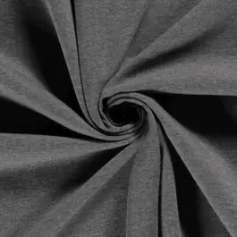 Sweat/french terry aangeruwd uni grijs melange Bestseller