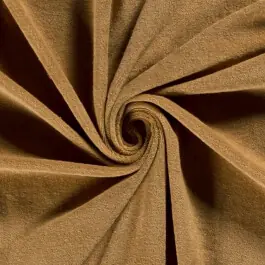 Badstof jersey camel Actieprijs