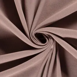 Uitverkoop Rib jersey uni licht mauve