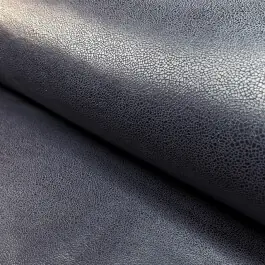 Suède wildleer foliedruk marine Nieuw