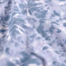 Sweat/french terry aangeruwd digitaaldruk abstract babyblauw Express Levering