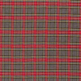 Aanbieding Gabardine stretch schotse ruit grijs