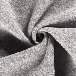 Wolvilt lichtgrijs Seizoensaanbieding