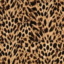 Uitverkoop Viscose satijn dierenhuid beige