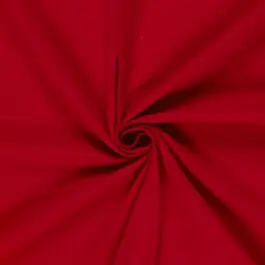 Katoenen mousseline uni donkerrood Laatste Versie
