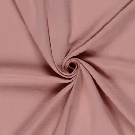 Merkproduct Katoenen mousseline uni roze