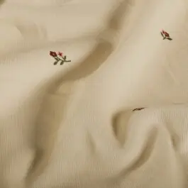 Baby corduroy bloemen beige Voordeelprijs