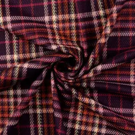 Tijdelijk Beschikbaar Viscose geweven garengeverfd ruiten fuchsia