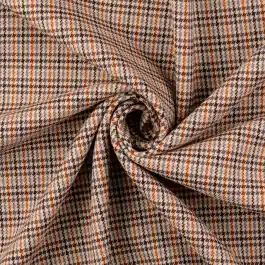 Viscose geweven double face pied-de-poule koper Korting