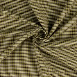 Bengaline stof geruit groen Actieprijs