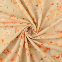 Baby corduroy digitaaldruk bloemen zand Gereduceerde Prijs