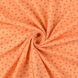 Baby corduroy digitaaldruk bloemen abrikoos Rechtstreeks Van De Fabrikant