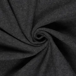 Wolvilt/walkloden melange grijs Premium