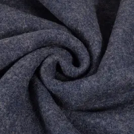 Snelle Levering Wolvilt melange paarsblauw