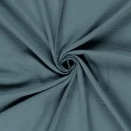 Katoenen mousseline uni aqua Actieprijs