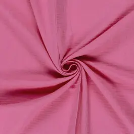 Katoenen mousseline uni fuchsia Hoge Kwaliteit
