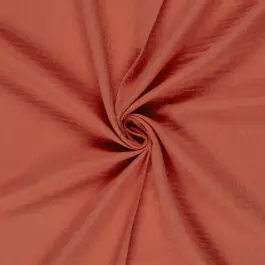 Lage Kosten Katoenen mousseline uni koraal