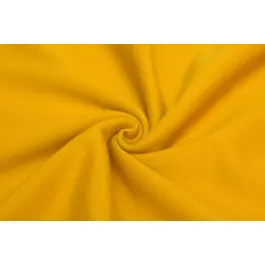 Joggingstof mosterdgeel Beperkte Voorraad