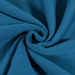 Joggingstof blauw-petrol Direct Verzonden