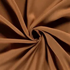 Viscose poplin uni brick Lage Kosten